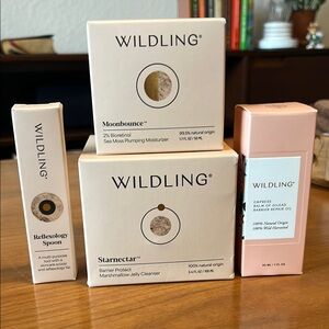 Wildling Skincare Set with Reflexology Spoon